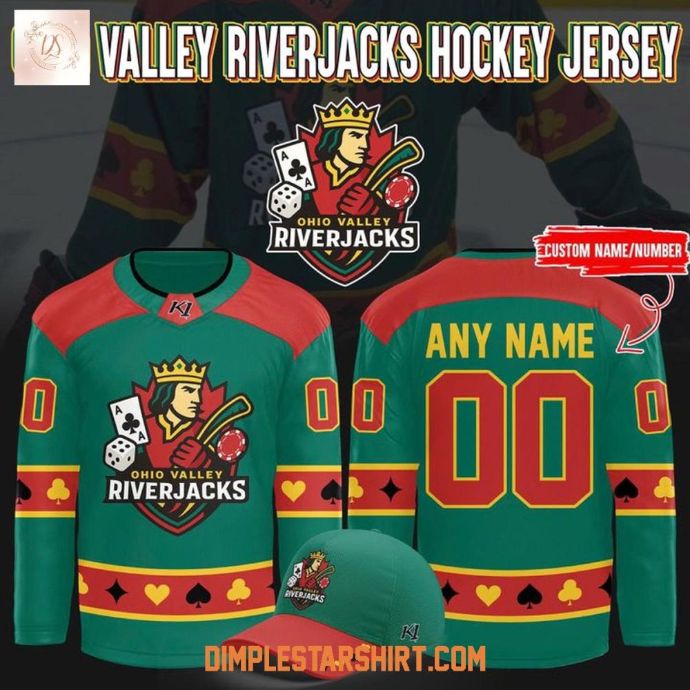 Evansville Thunderbolts X Ohio Valley Riverjacks Hockey Jersey