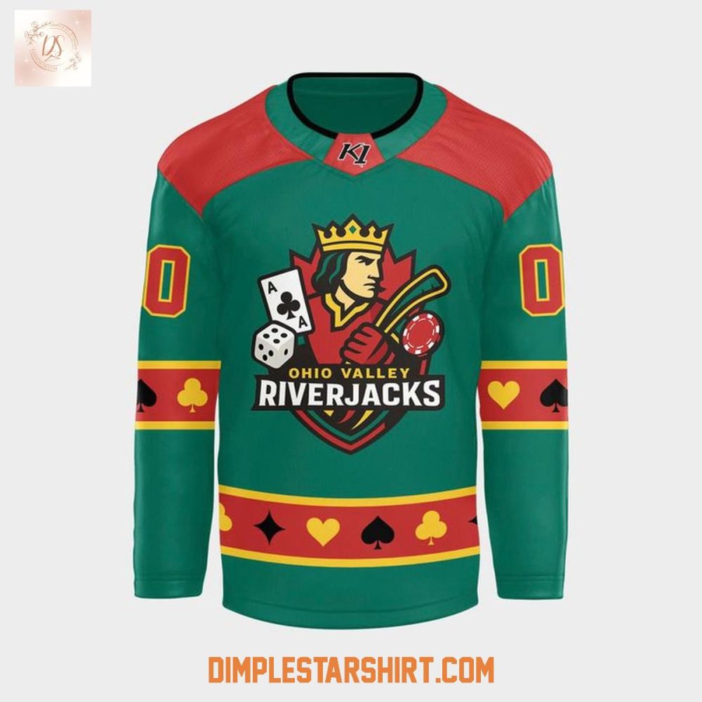 Evansville Thunderbolts X Ohio Valley Riverjacks Hockey Jersey