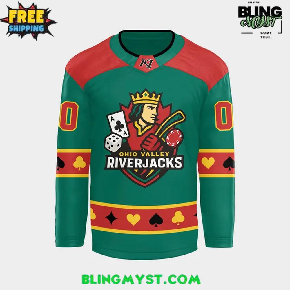 Evansville Thunderbolts X Ohio Valley Riverjacks Special Edition Hockey Jersey