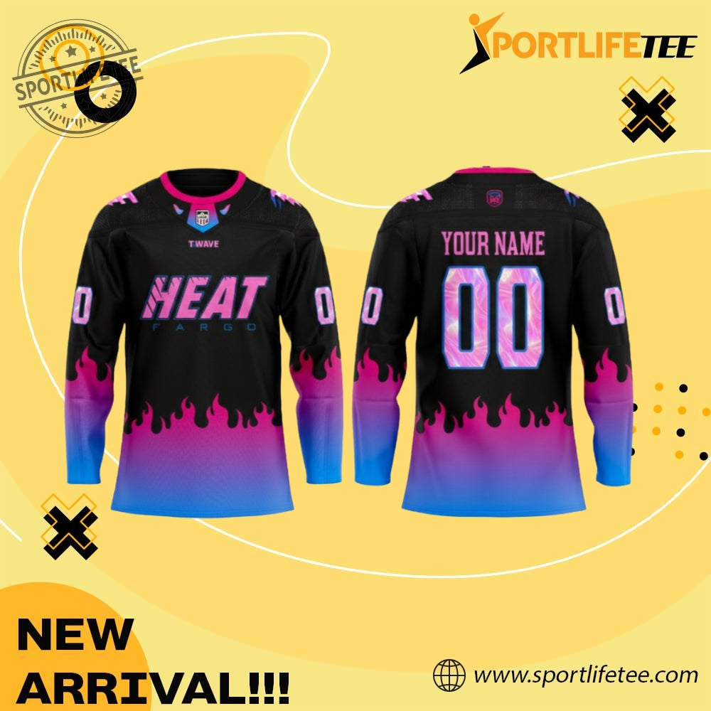 Fargo Force Introducing The Fargo Heat 2026 Hockey Jersey