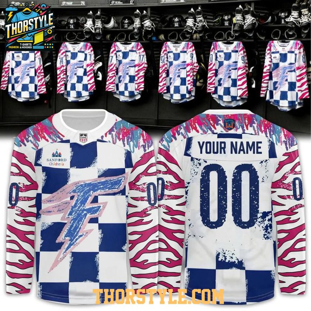 Fargo Force Sanford Children'S Night 2026 Personalized Hockey Jersey