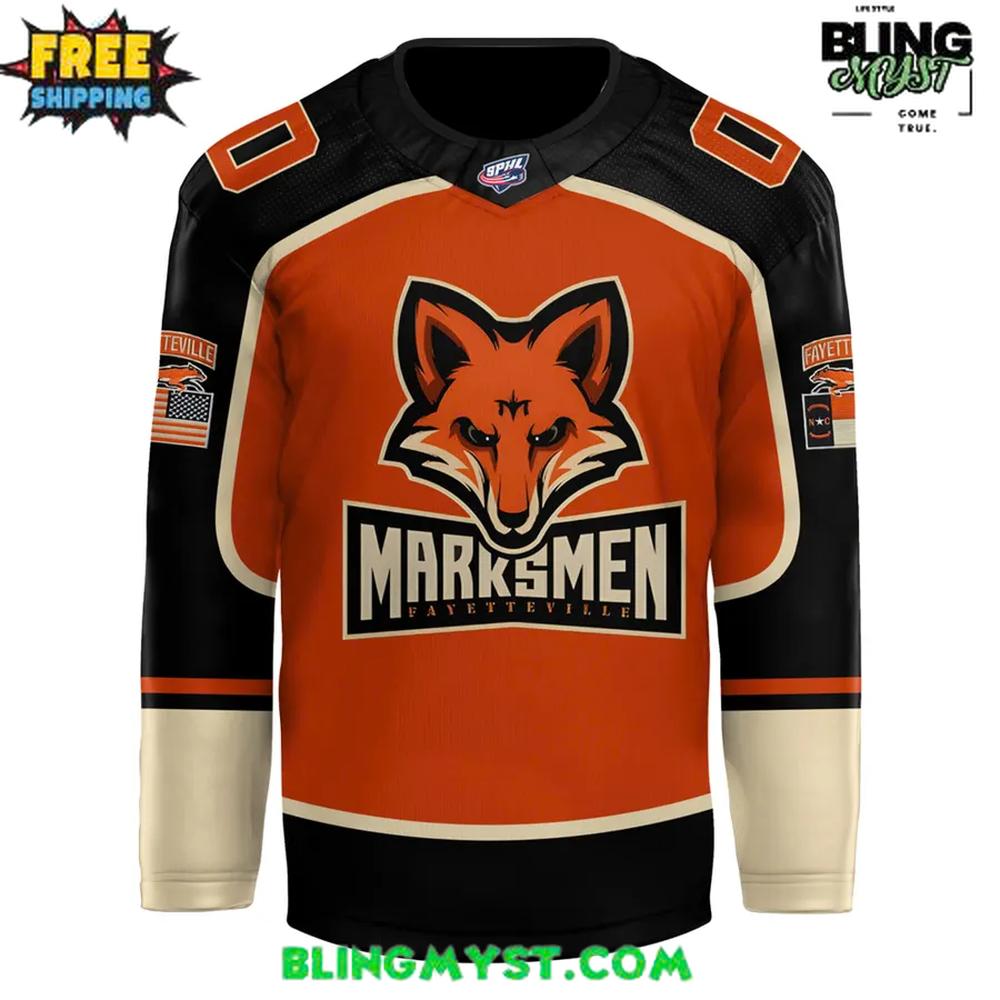 Fayetteville Marksmen 2025 Alternate Special Hockey Jersey