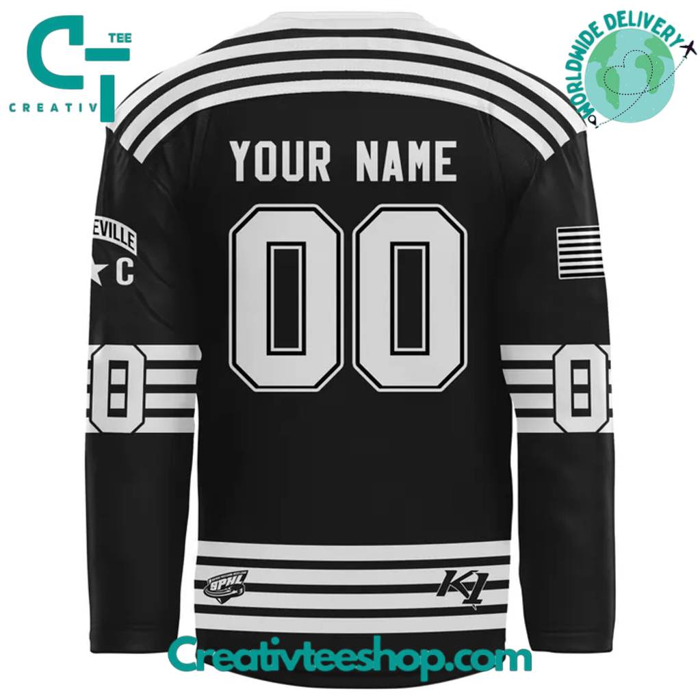 Fayetteville Marksmen Dalton Hunter Signature Special Black Hockey Jersey