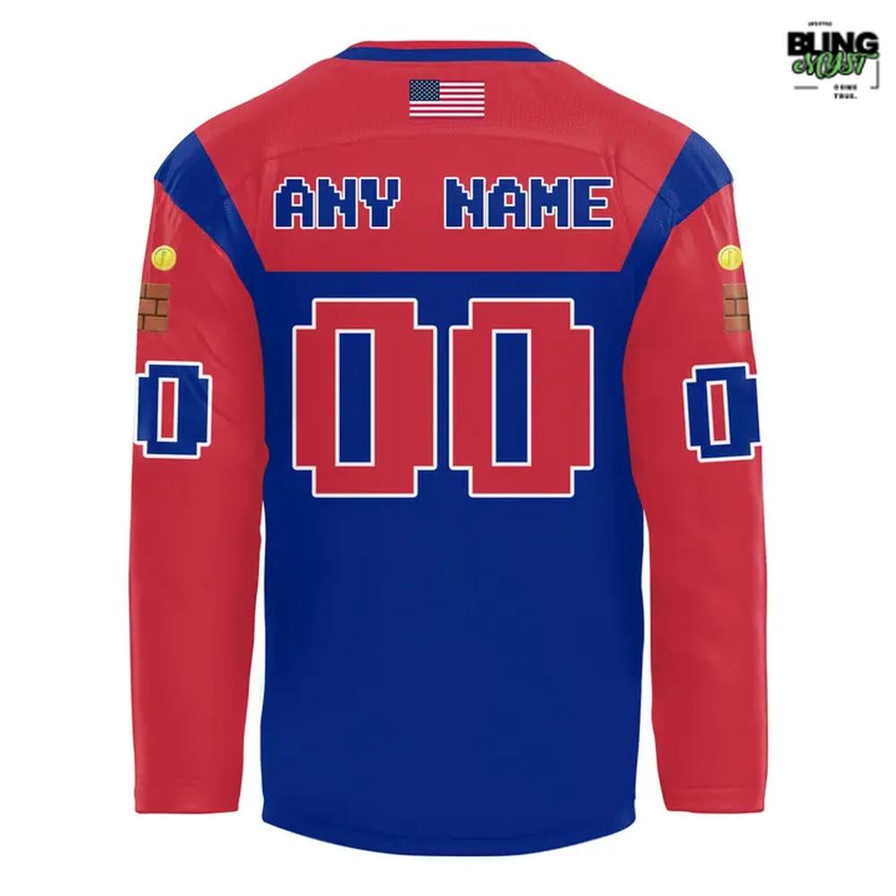 Fayetteville Marksmen Mario Game Night Special Edition Hockey Jersey