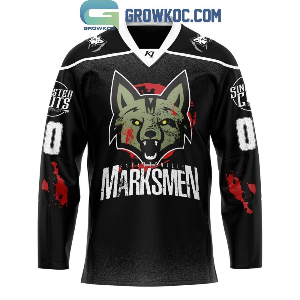 Fayetteville Marksmen Sinister Cuts 2025 Hockey Jersey