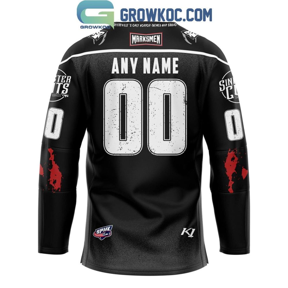 Fayetteville Marksmen Sinister Cuts 2025 Hockey Jersey