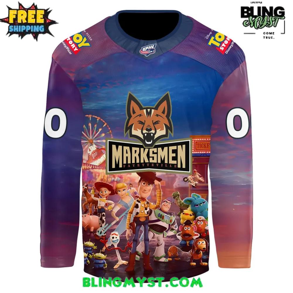 Fayetteville Marksmen Toy Story Special Hockey Jersey