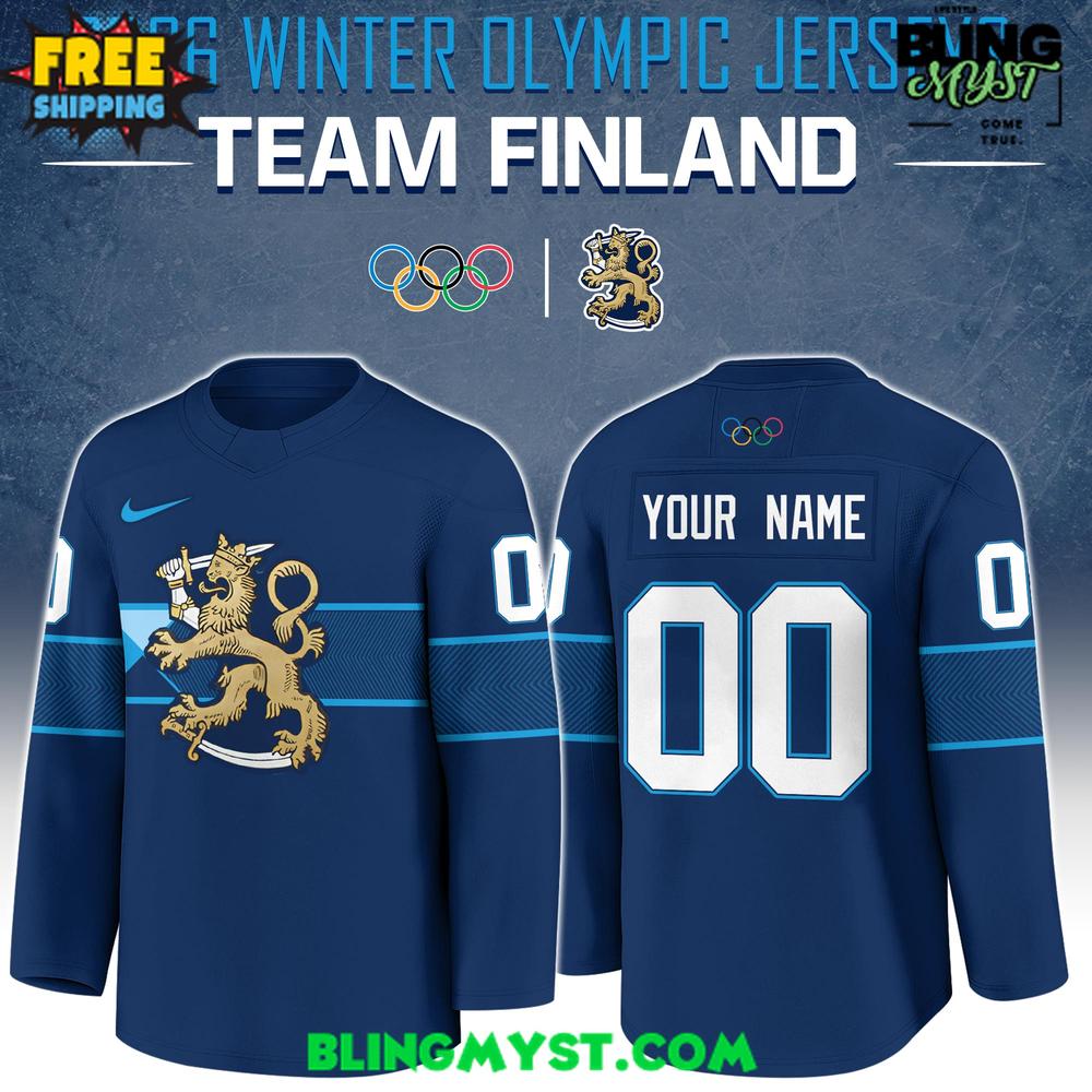 Finland 2026 Winter Olympics Limited Edition Hockey Jersey