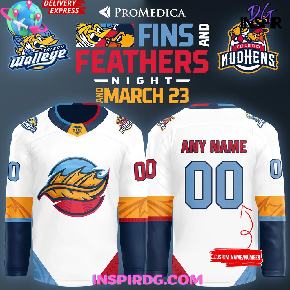 Fins &amp; Feathers Specialty Hockey Jersey