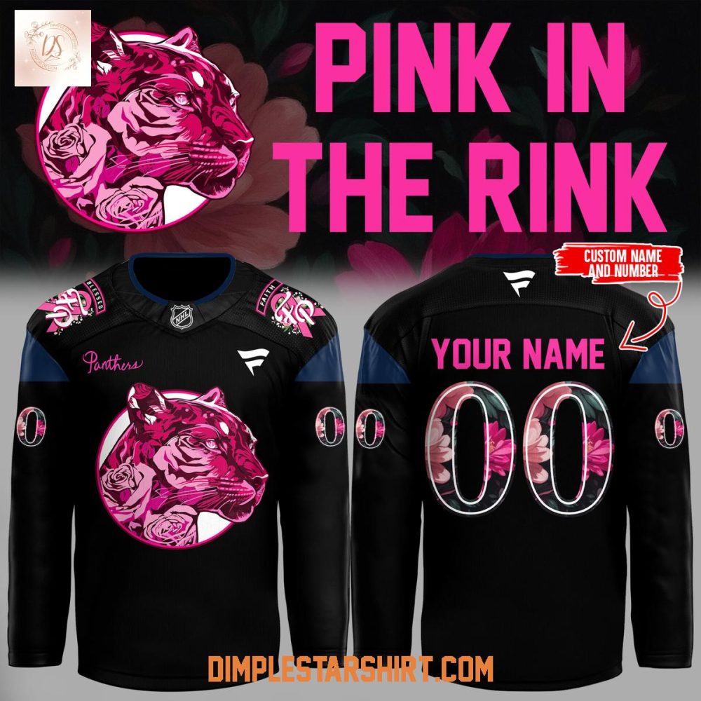 Flordia Panthers Pink The Rink Hockey Jersey
