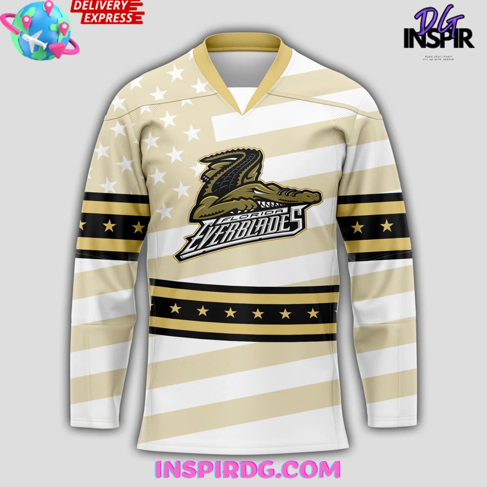 Florida Everblades Military Night 2024 Hockey Jersey