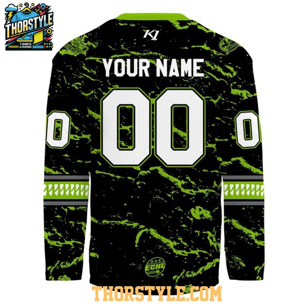 Florida Everblades Blackout Night 2025-2026 Game Personalized Hockey Jersey