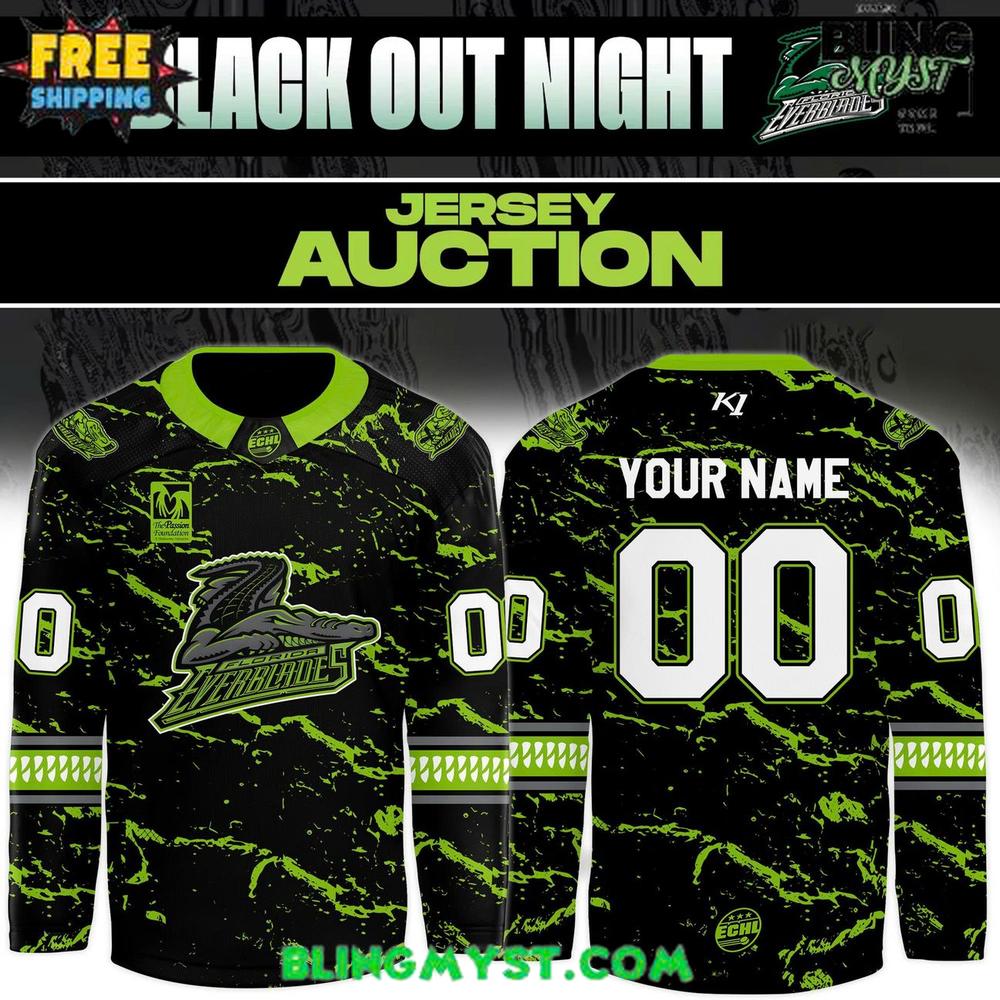 Florida Everblades Blackout Night 2025–26 Hockey Jersey