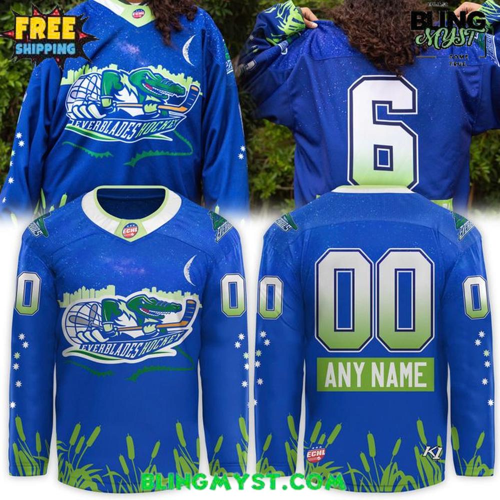 Florida Everblades Home 239 Special Edition Hockey Jersey