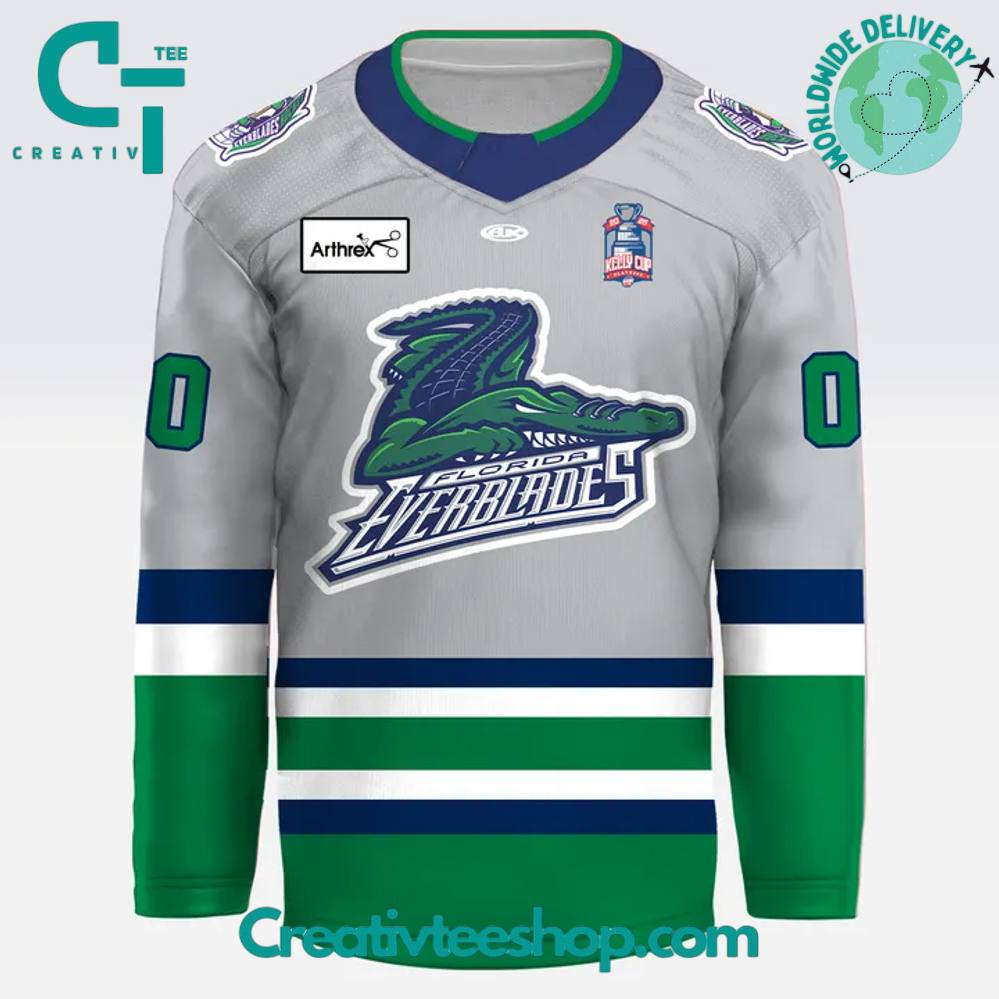 Florida Everblades Kelly Cup Playoffs 2025 Hockey Jersey
