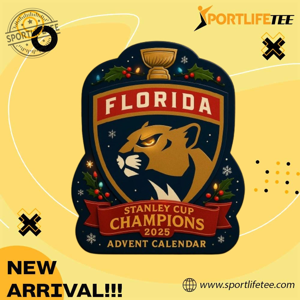 Florida Panthers 2025 Champions Advent Calendar Gift For Fans
