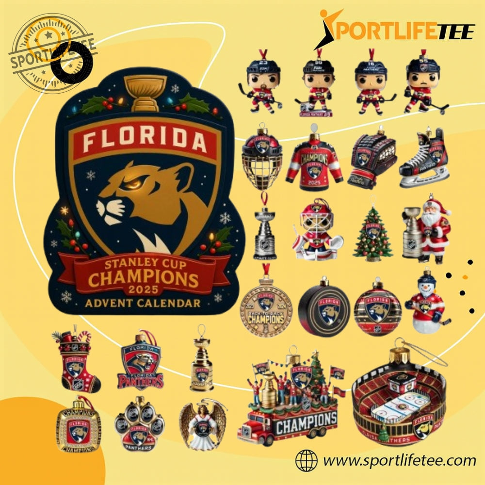 Florida Panthers 2025 Champions Advent Calendar Gift For Fans