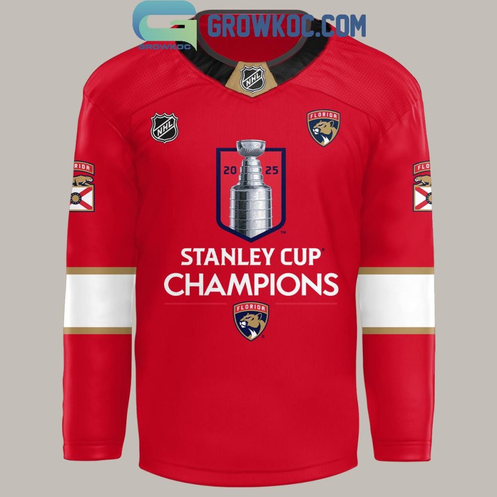 Florida Panthers Champion Nhl Stanley Cup Hockey Jersey