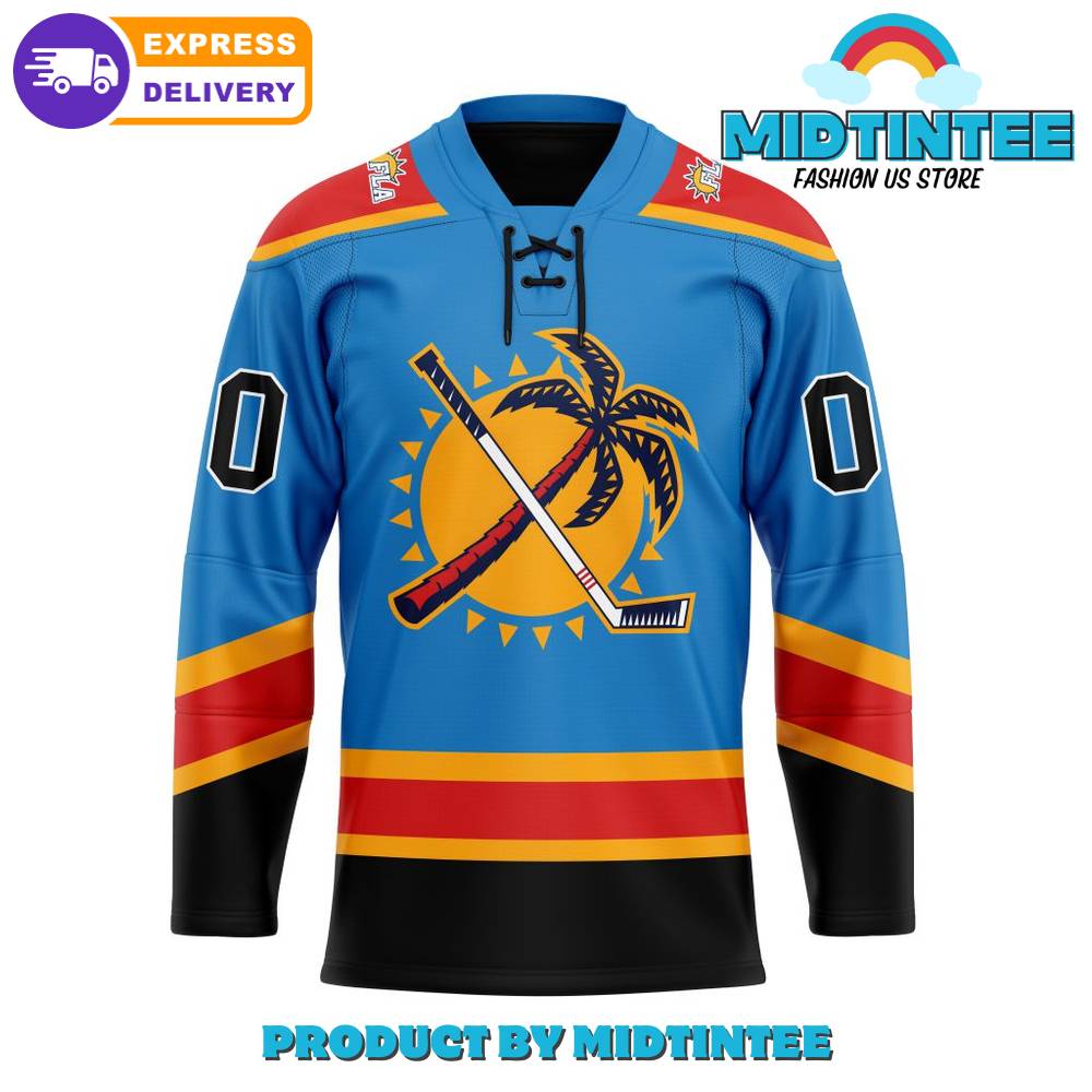 Florida Panthers Customized Reverse Retro Hockey Jersey