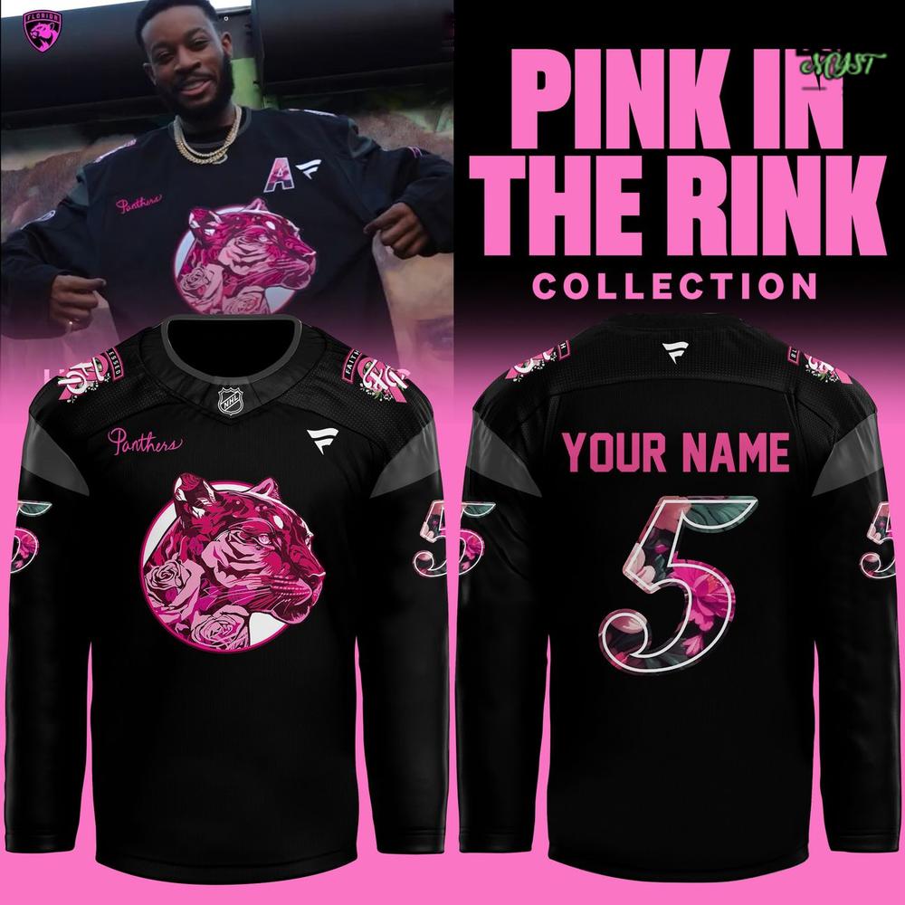 Florida Panthers Fanatics 2025 Pink In The Rink Hockey Jersey
