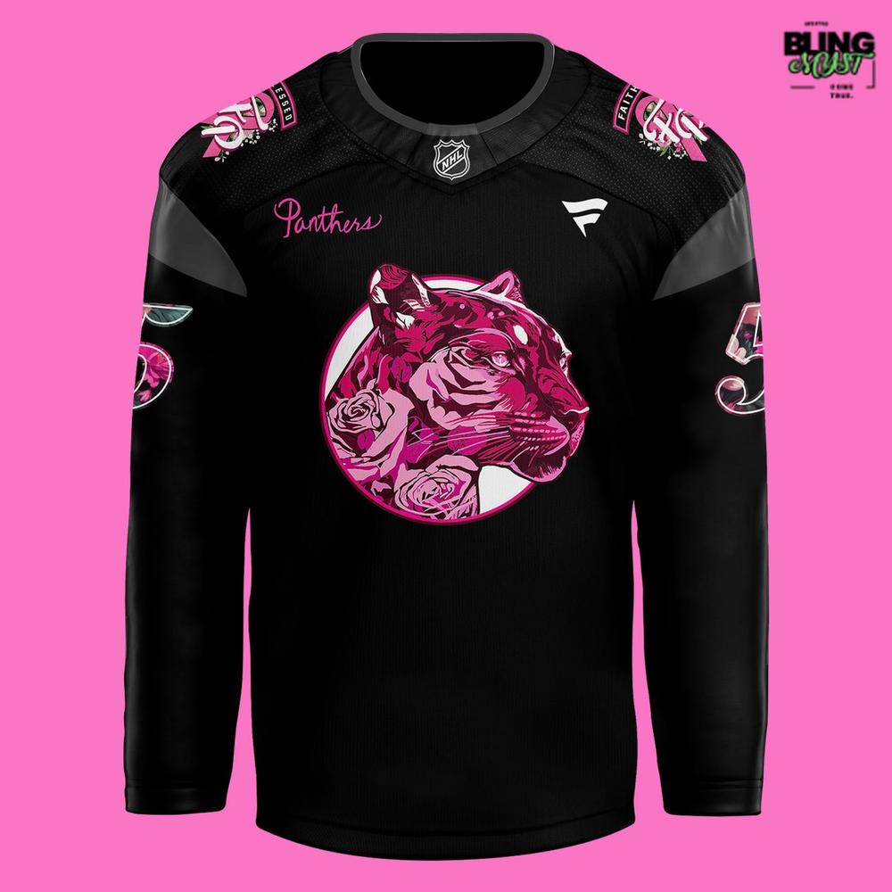 Florida Panthers Fanatics 2025 Pink In The Rink Hockey Jersey