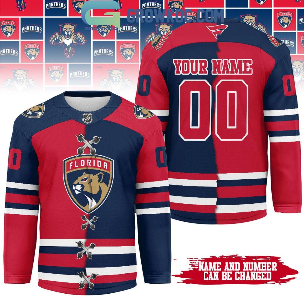 Florida Panthers Mix Home Away Hockey Jersey