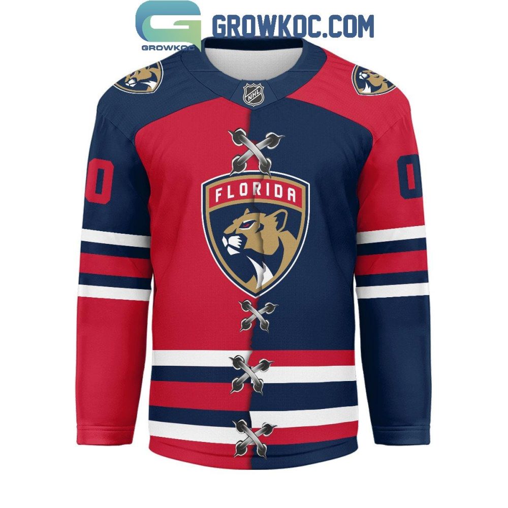 Florida Panthers Mix Home Away Hockey Jersey