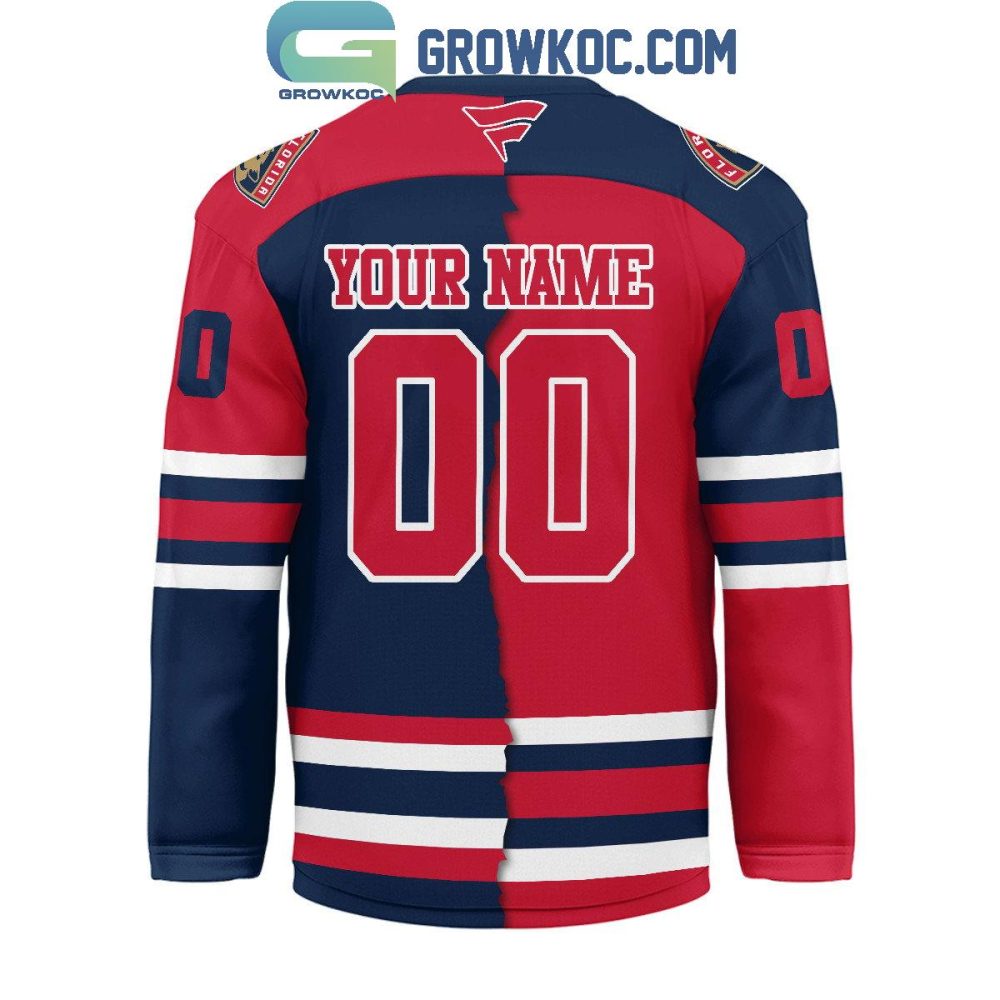 Florida Panthers Mix Home Away Hockey Jersey