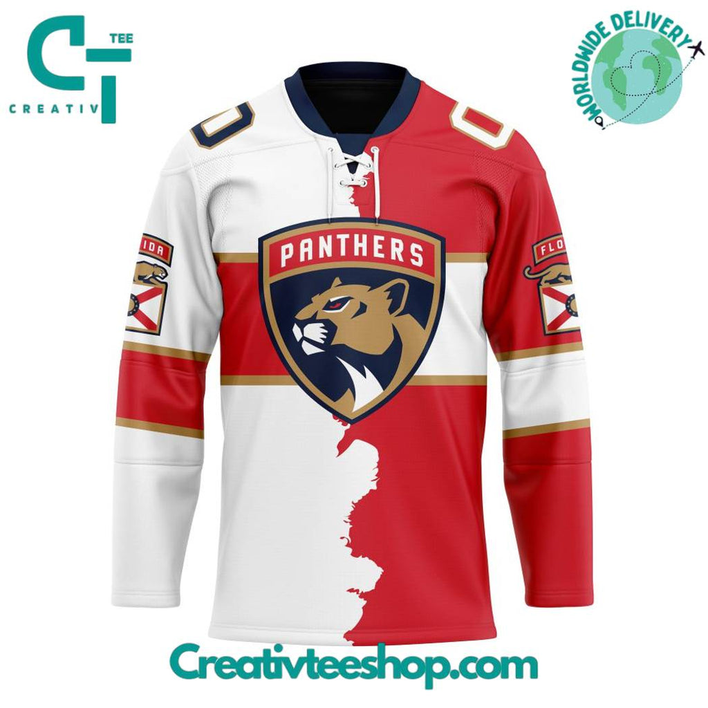 Florida Panthers Personalized Home Mix Away Hockey Jersey