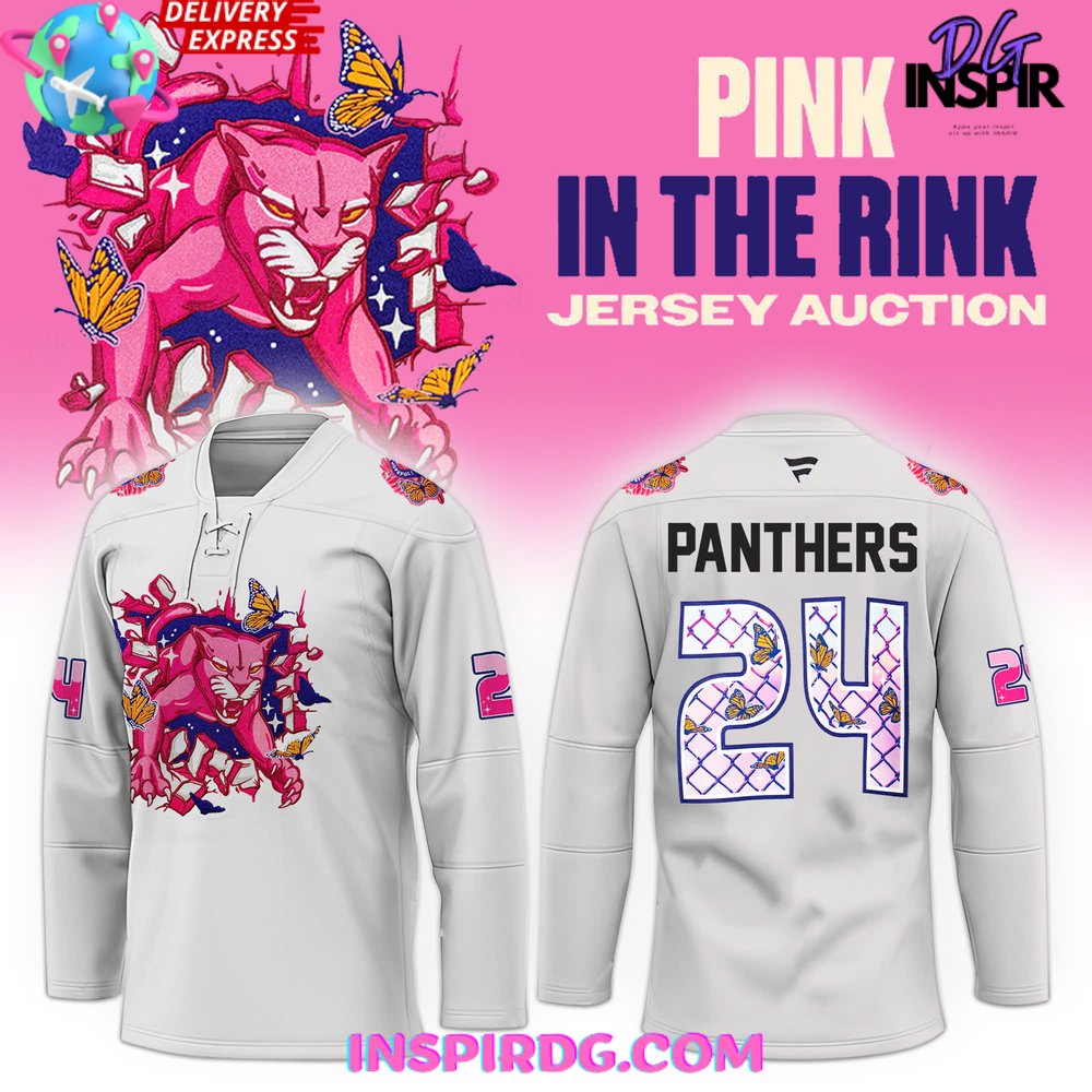 Florida Panthers Pink In The Rink 2024 Hockey Jersey