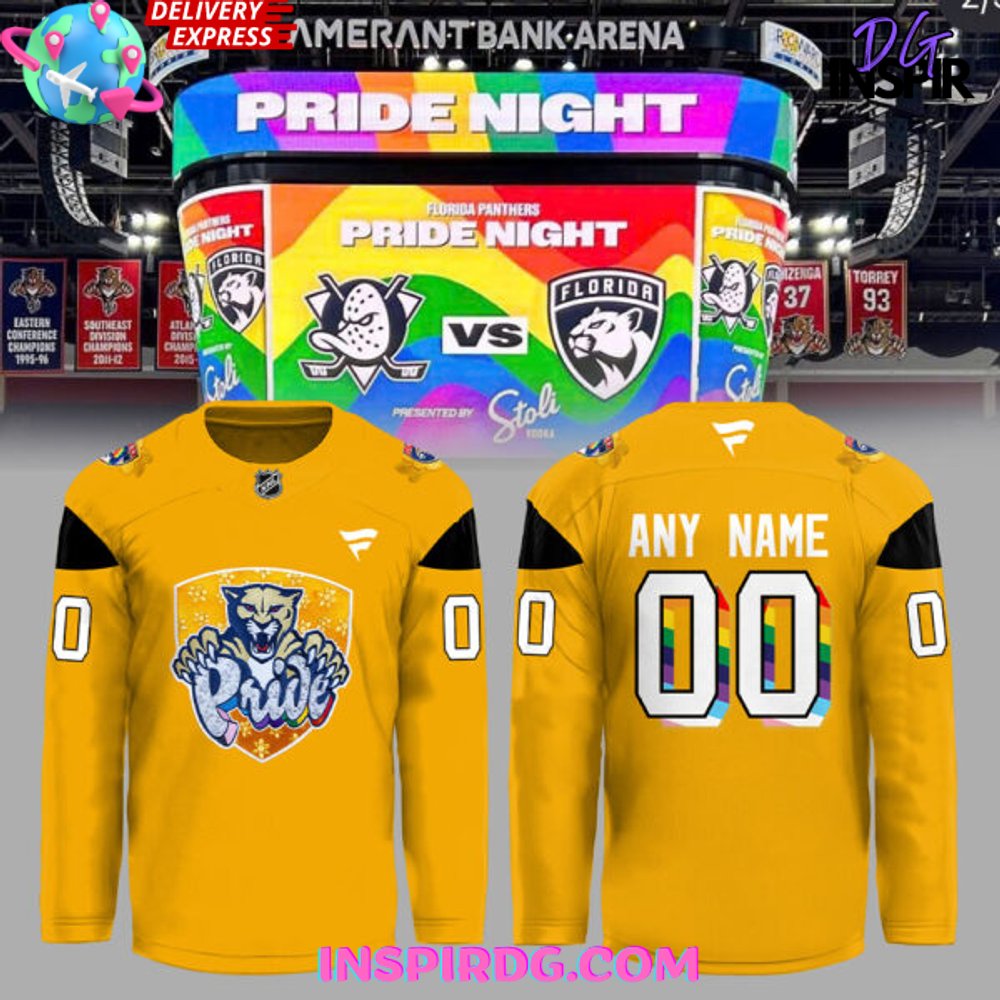 Florida Panthers Pride Night 2025 Hockey Jersey