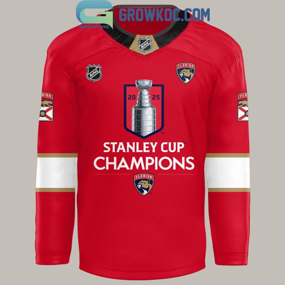 Florida Panthers Stanley Cup Champions 2025 Hockey Jersey