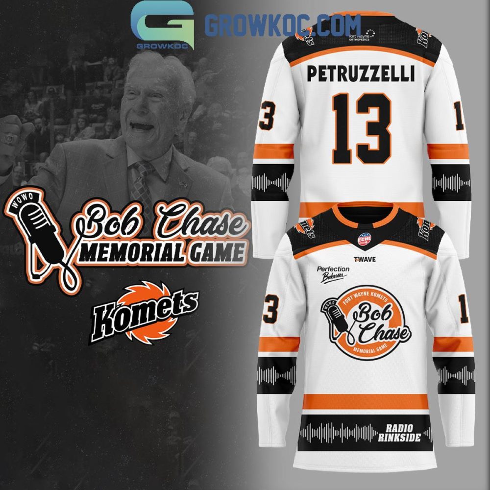 Fort Wayne Komets Bob Chase Memorial Game 2025 Jersey