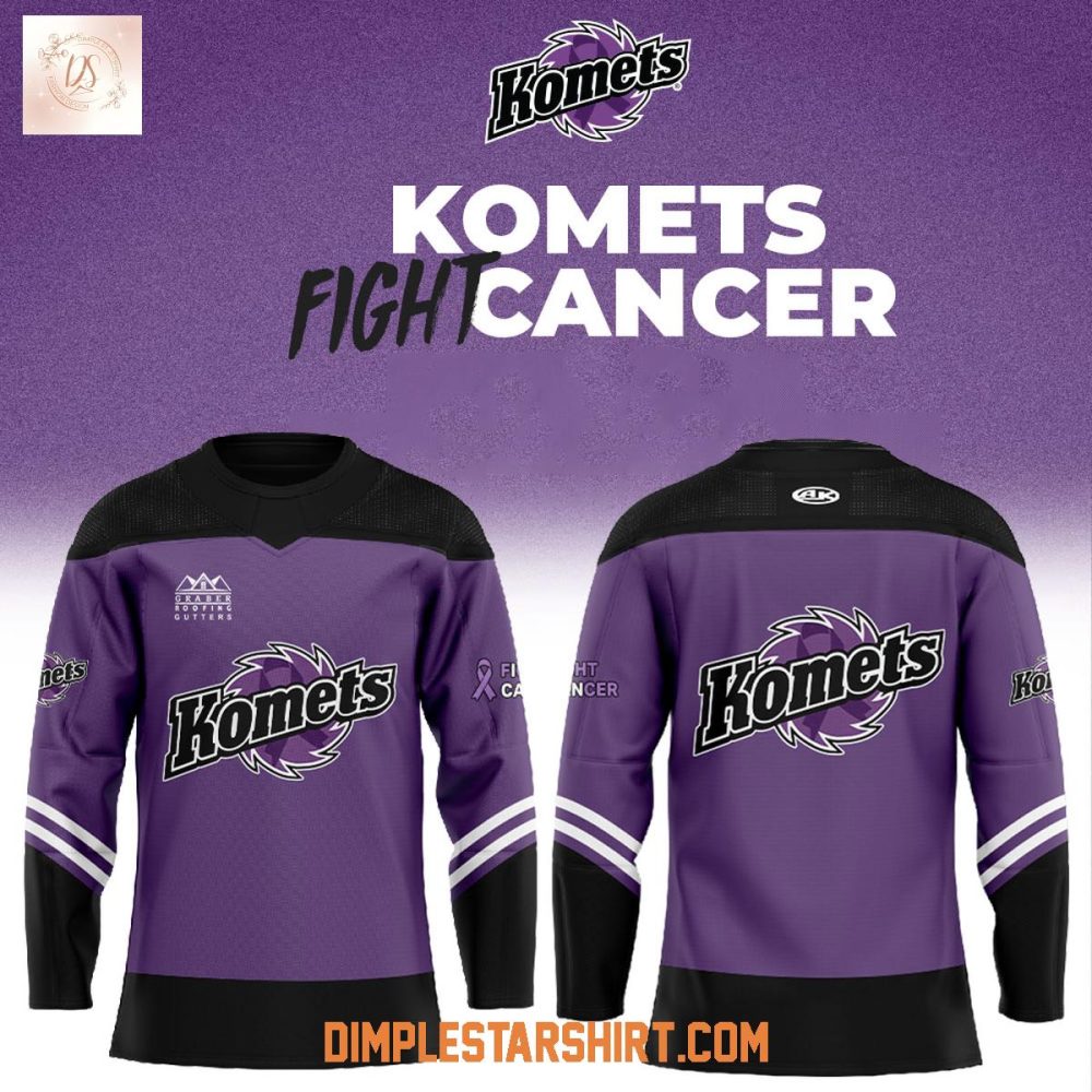 Fort Wayne Komets Fight Cancer Night Jersey