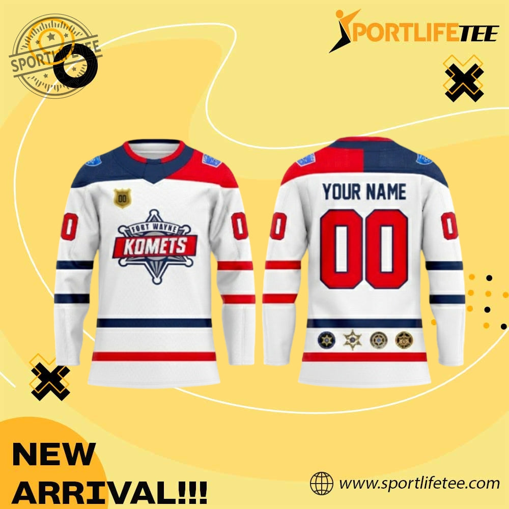 Fort Wayne Komets Law Enforcement Night 2026 Hockey Jersey