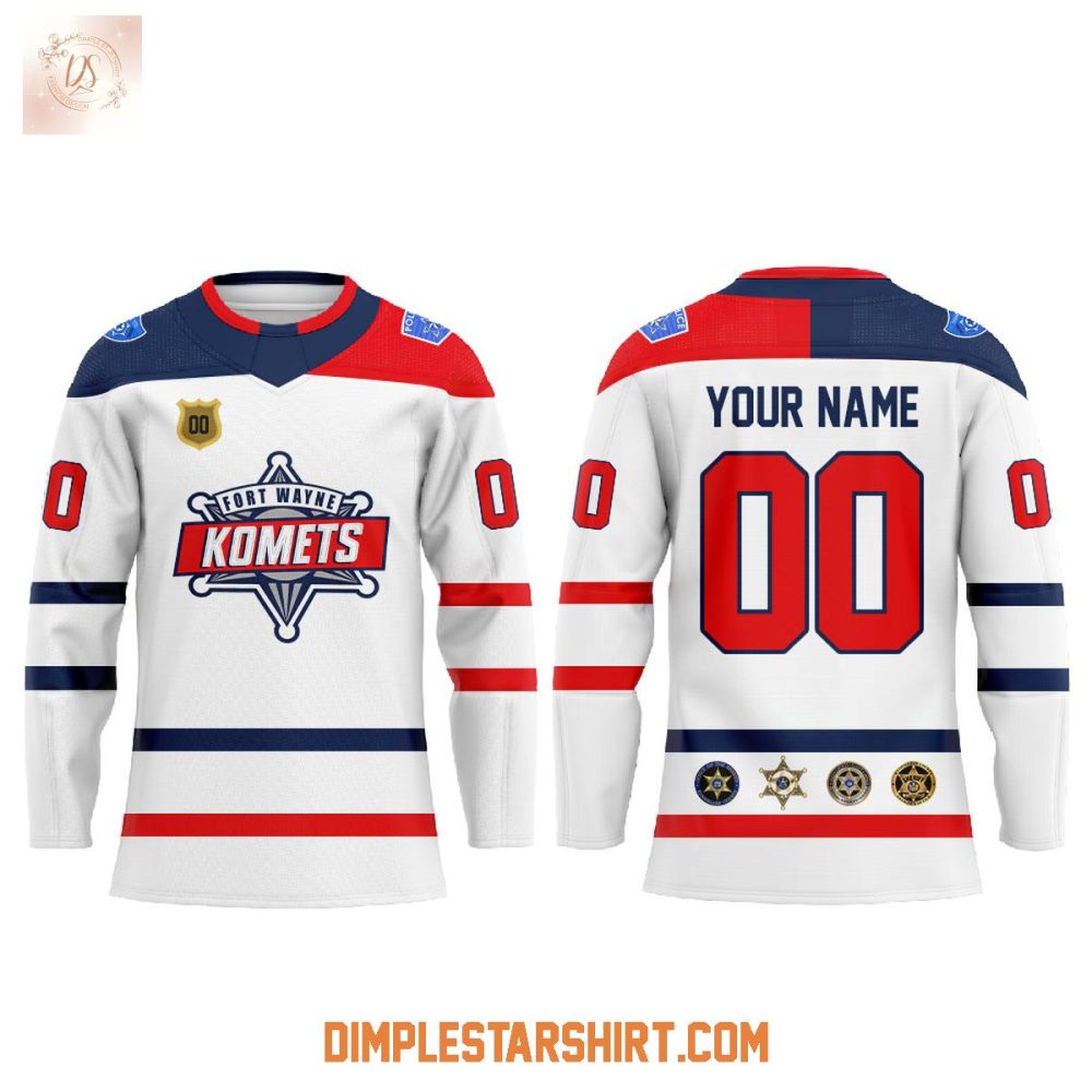 Fort Wayne Komets Law Enforcement Night Hockey Jersey