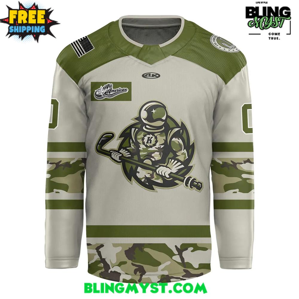 Fort Wayne Komets Military Appreciation Night 2025 Hockey Jersey
