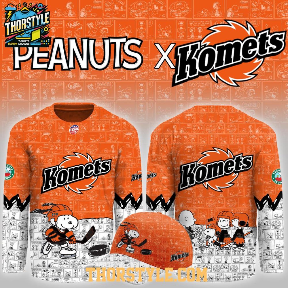 Fort Wayne Komets Peanuts Night Game 2026 Celebrate Hockey Jersey