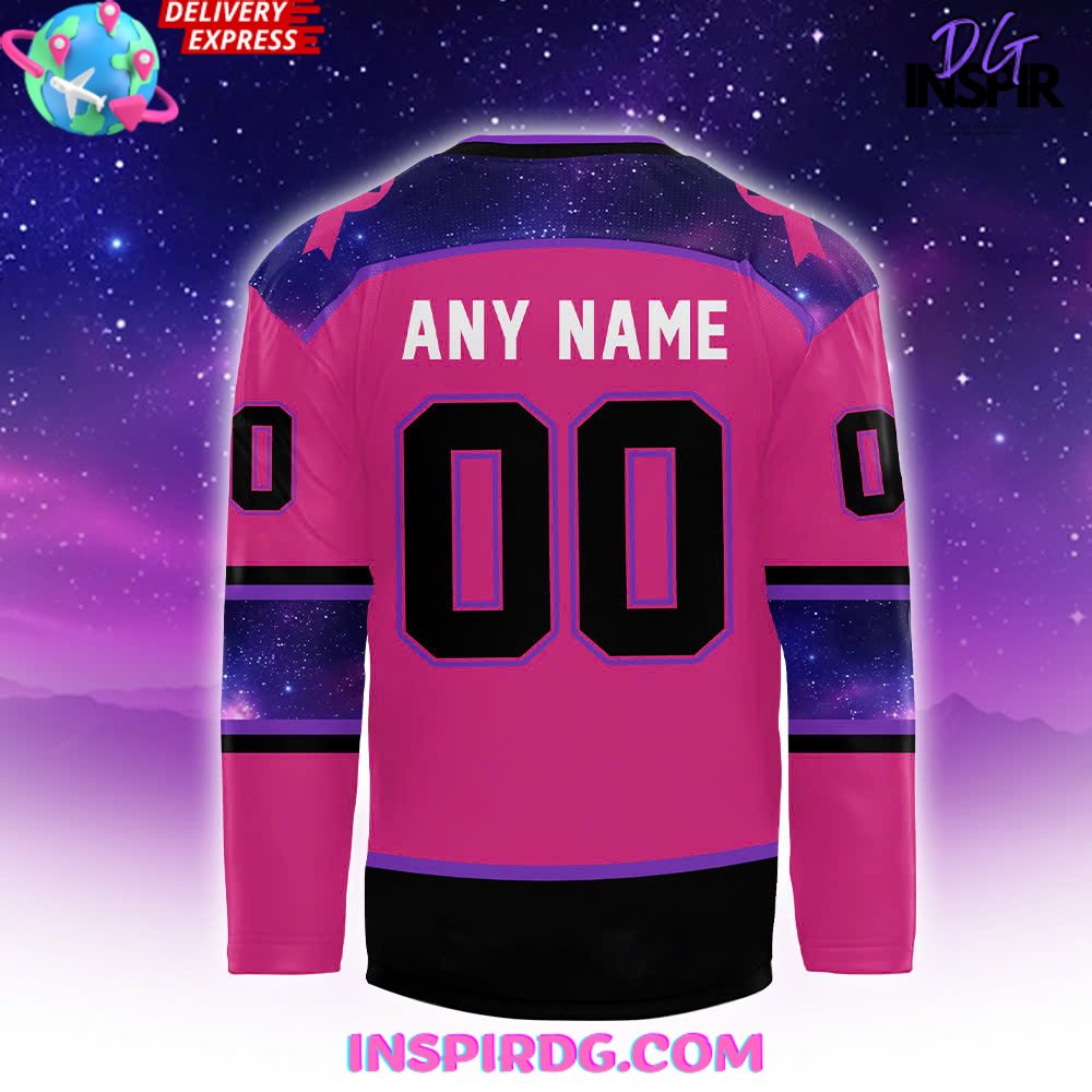 Fort Wayne Spacemen Breast Cancer Special Hockey Jersey