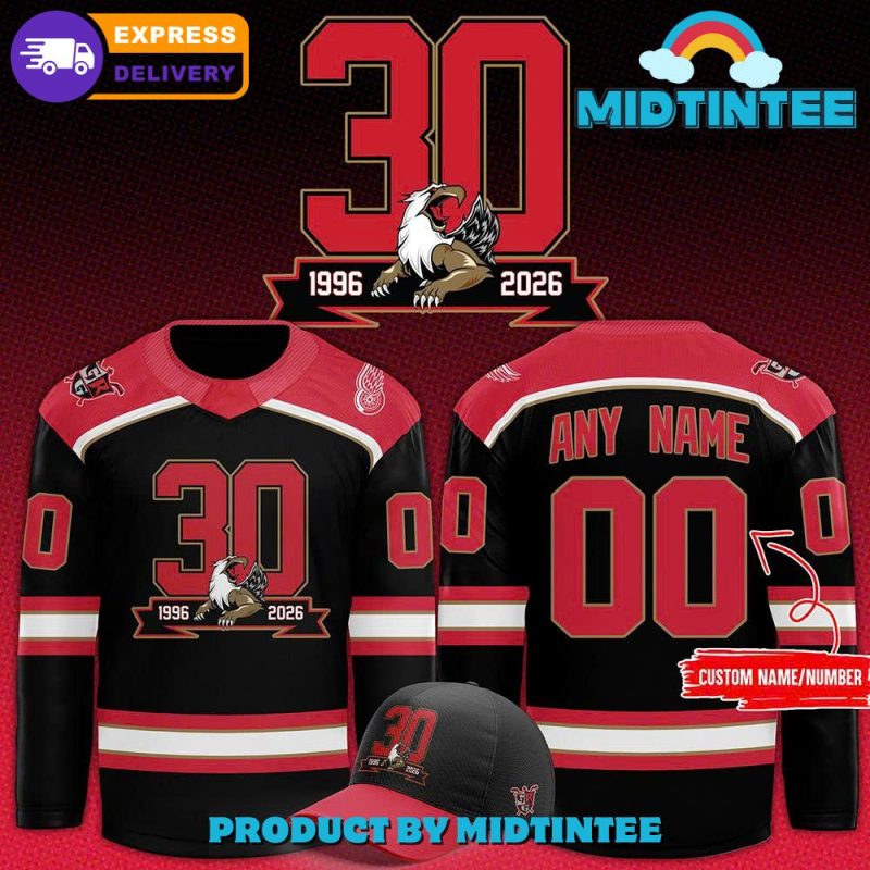 Grand Rapids Griffins 30Th Anniversary Celebrations Limited Hockey Jersey