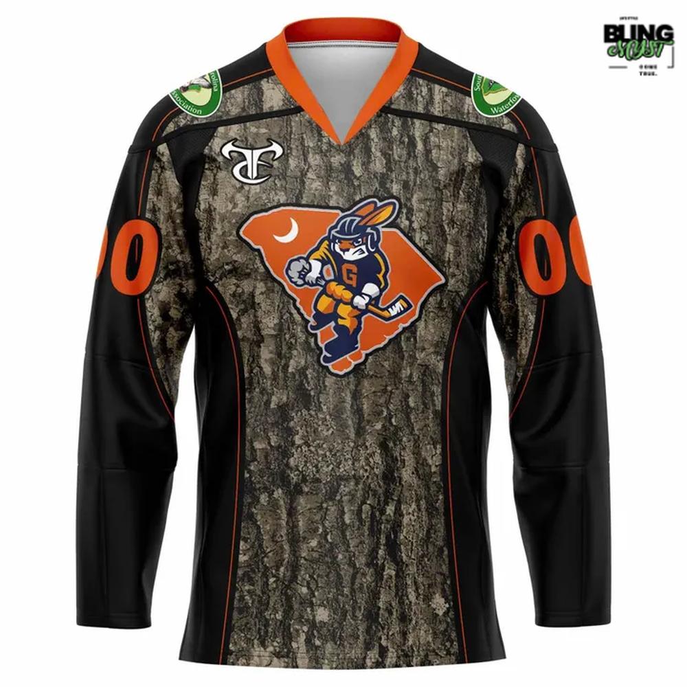 Greenville Swamp Rabbits 2026 Conservation Night Edition Hockey Jersey