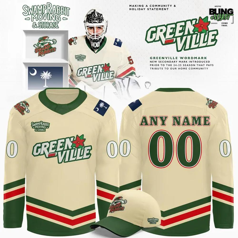 Greenville Swamp Rabbits Moving &amp; Storage 2026 Hockey Jersey