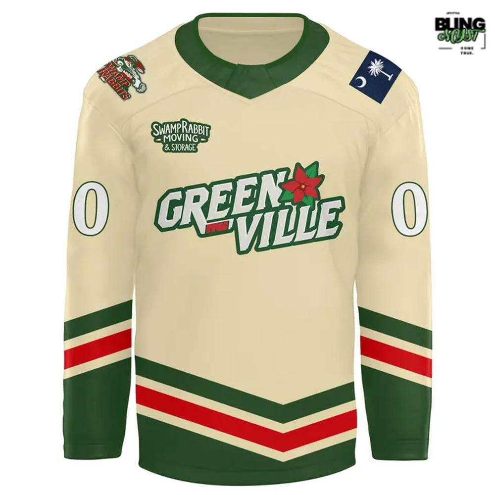 Greenville Swamp Rabbits Moving &amp; Storage 2026 Hockey Jersey