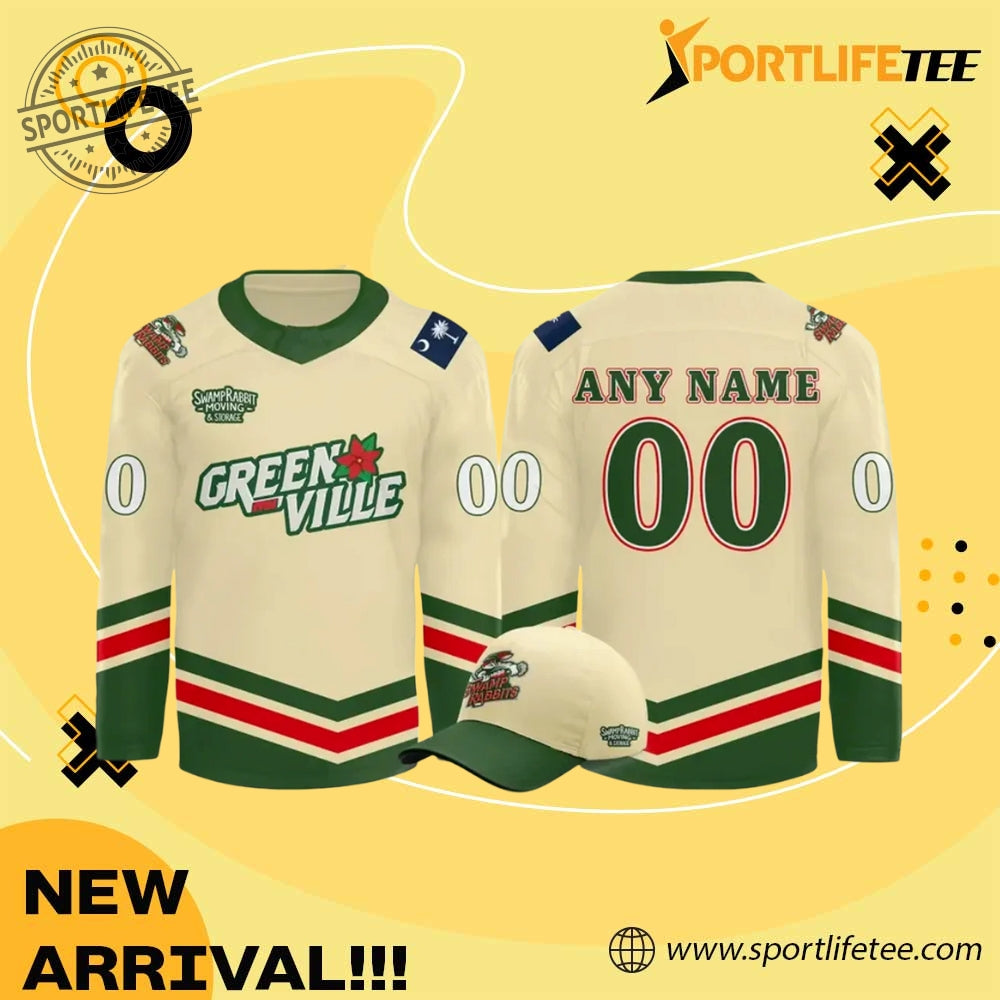 Greenville Swamp Rabbits New Edition Hockey Jersey