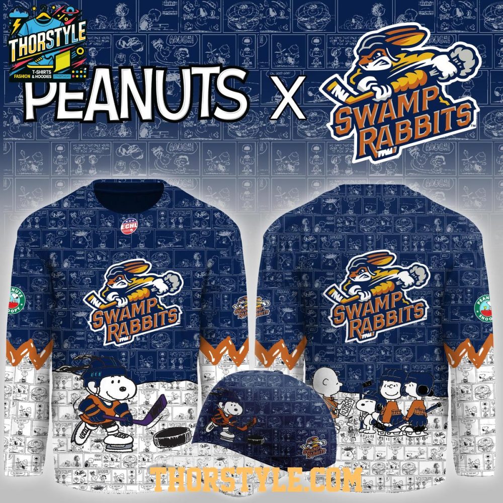 Greenville Swamp Rabbits Peanuts Night 2026 Celebration Hockey Jersey
