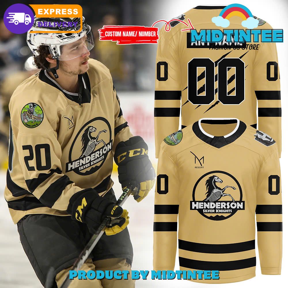 Henderson Silver Knights “Jurassic Knight ” Hockey Jersey