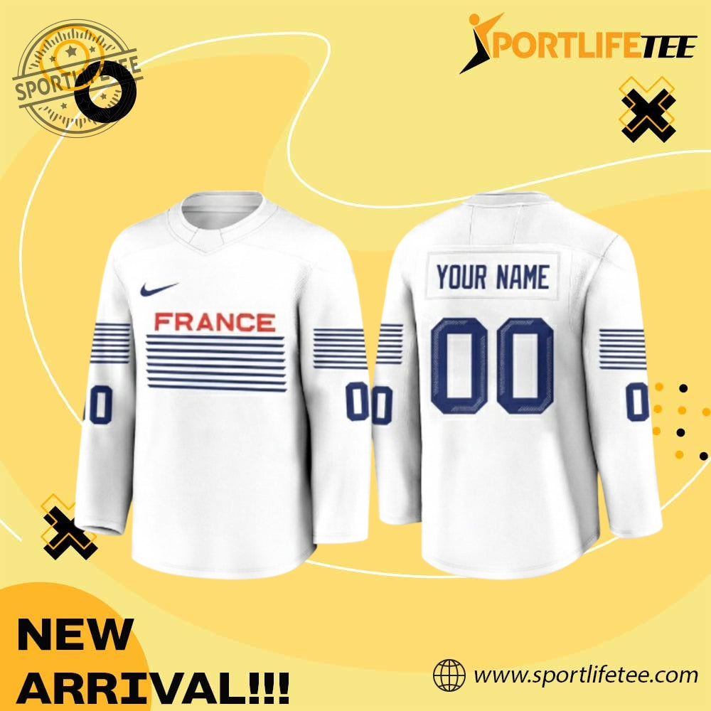 Hockey France 2026 Olympic Hockey Jersey 2025