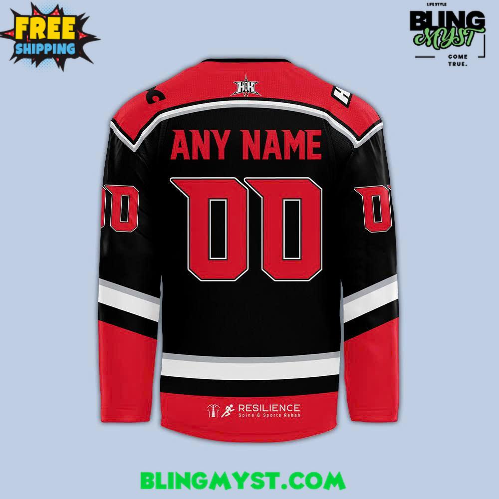 Huntsville Havoc New Uniforms 2025 Black Hockey Jersey