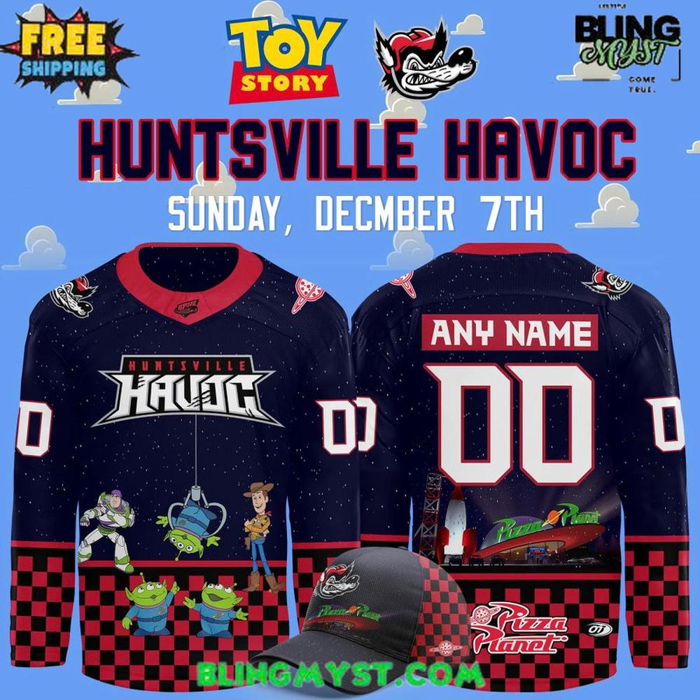Huntsville Havoc Toy Story Night Special Hockey Jersey