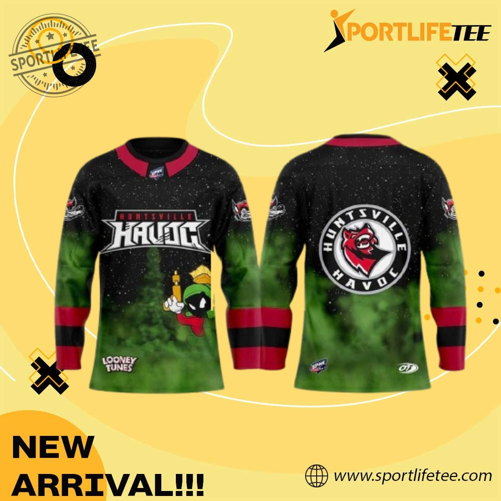 Huntsville Havoc X Looney Tunes Limited Edition Hockey Baseball Jersey